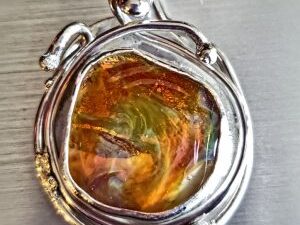 Cremation Galaxy Earth Pendant