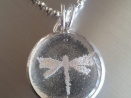 Cremation Dragonfly Pendant