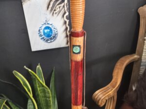 Walking Stick With Cremation Pendant