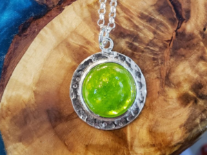 Chartreuse Cremation Pendant
