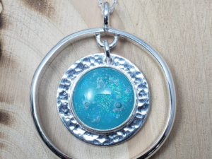 Turquoise Cremation Pendant